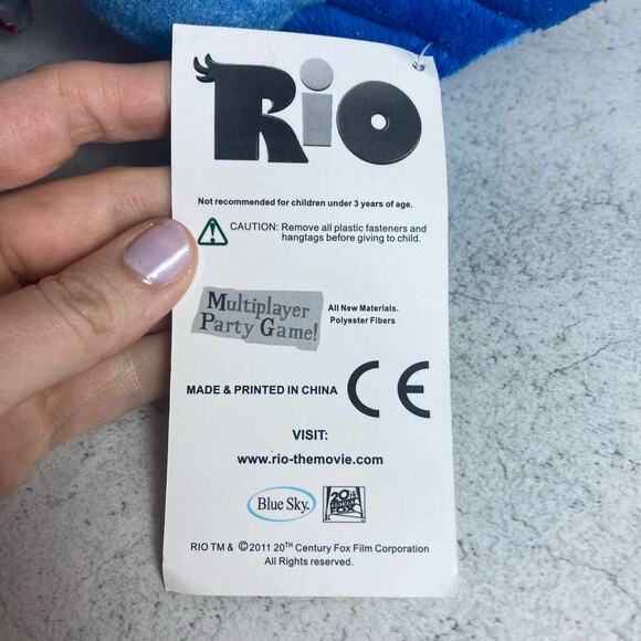 NEW with Tags Rio Movie Plush Toy Kids Stuffed Animal - Picture 4 of 5